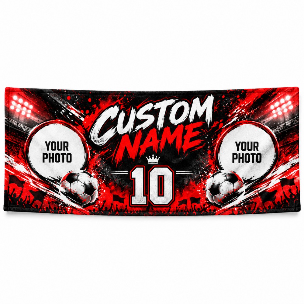 Party Games Name - 1개입, 맞춤형 축구 팬용 수건, 원하는