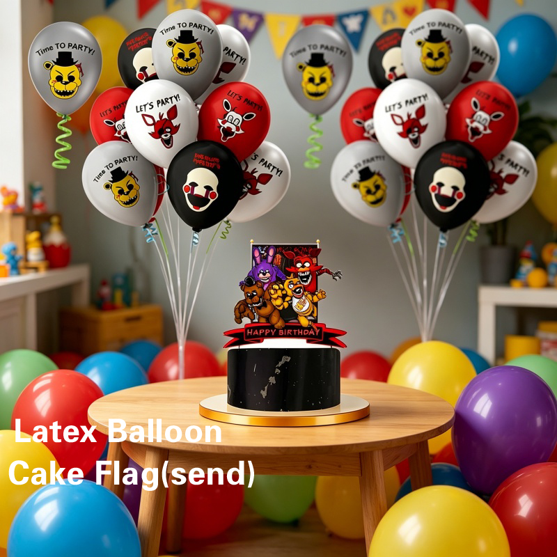 FNAF 프레디 게임 가족 테마 모임 장식 생일 축하  - Party Games Night 리뷰 및 가격