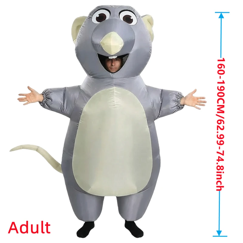 성인용, 어린이용, 공기 주입식 회색 쥐 의상, 재미있 - Party Games For Adults And Kids 리뷰 및 가격