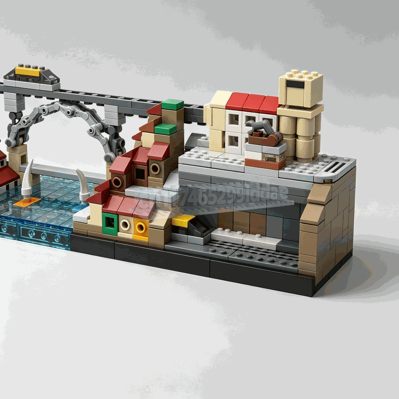 521PCS 포르토 시티 스카이라인 빌딩 블록 랜드마크 - Lego Set Creator 리뷰 및 가격